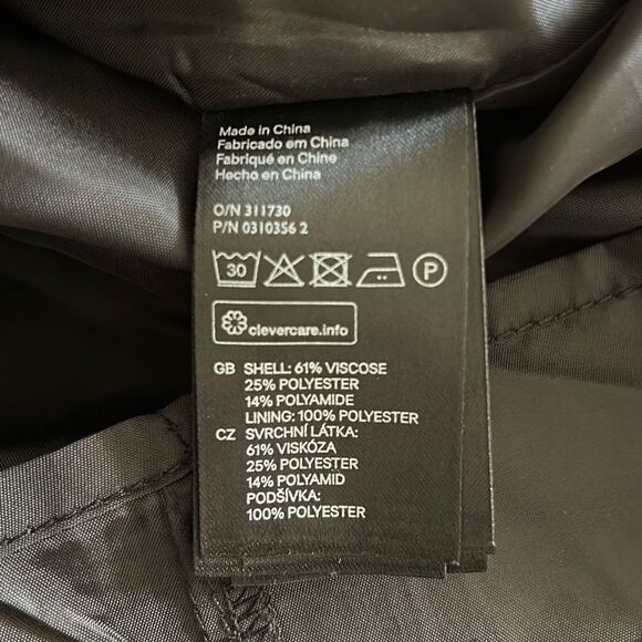 H&M Black and White Striped Dress Size 4 - Picture 11 of 11